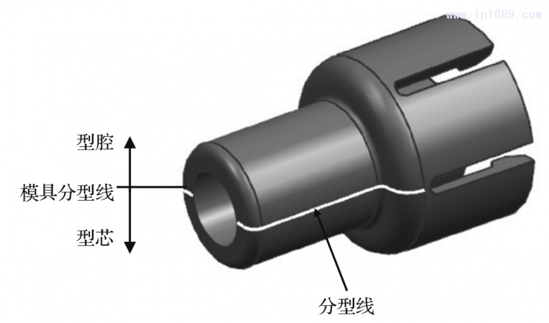 圖7 分型面的設(shè)計